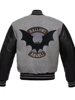 Halloween Angel Spooky Varsity Jacket