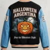 Halloween Argentina Black Varsity Jacket