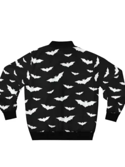 Halloween Bats Black Bomber Jacket