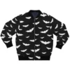 Halloween Black Bats Bomber Jacket