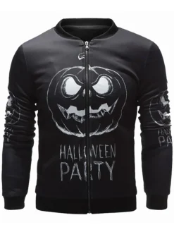 Halloween Black Party Bomber Jacket