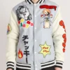 Halloween Chucky Blue And White Bomber Jacket