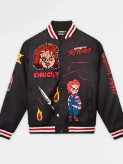 Halloween Chucky Wool Varsity Jacket