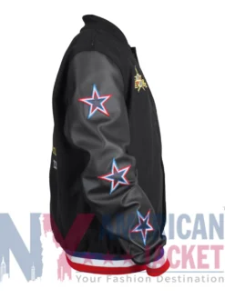 Harlem Globetrotters x SP Famous World Varsity Jacket Right View