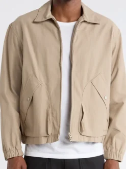 Harrington Light Dobby Cloth Water Resistant Tech Jacket