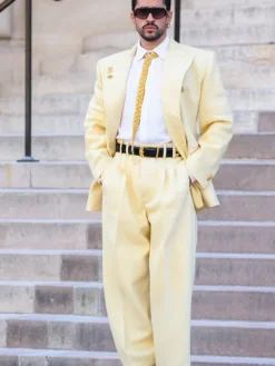 Haute Couture Show 26-27 Bad Bunny Yellow Suit