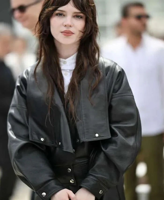 Her Private Hell Sophie Thatcher Black Leather Jacket