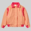 Holly Wheeler TV-Series Stranger Things S05 Tinsley Price Orange Bomber Jacket front view