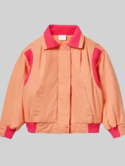 Holly Wheeler TV-Series Stranger Things S05 Tinsley Price Orange Bomber Jacket front view