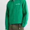 Human Made Green Cotton-Twill Workwear Jacket featuring YKK zipper closure
