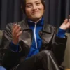 I Want Your Sex Apple LA Times Black Leather Jacket