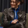 I Want Your Sex LA Times Apple Black Leather Jacket