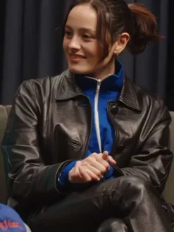 I Want Your Sex LA Times Apple Black Leather Jacket