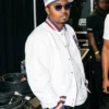 JAŸ-Z 30 Yankee Stadium New York Nas White Varsity Jacket