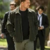 Jack Reacher Reacher S04 Green Suede Jacket with classic Collar