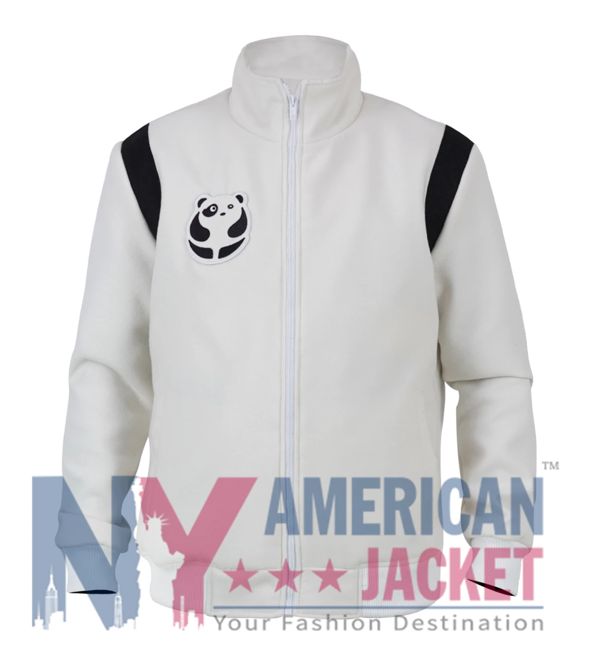 Jackie Chan 2025 Karate Kid White Bomber Jacket