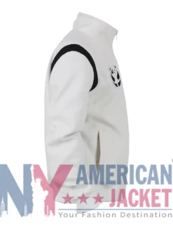 Jackie Chan Karate Kid 2025 White Bomber Jacket