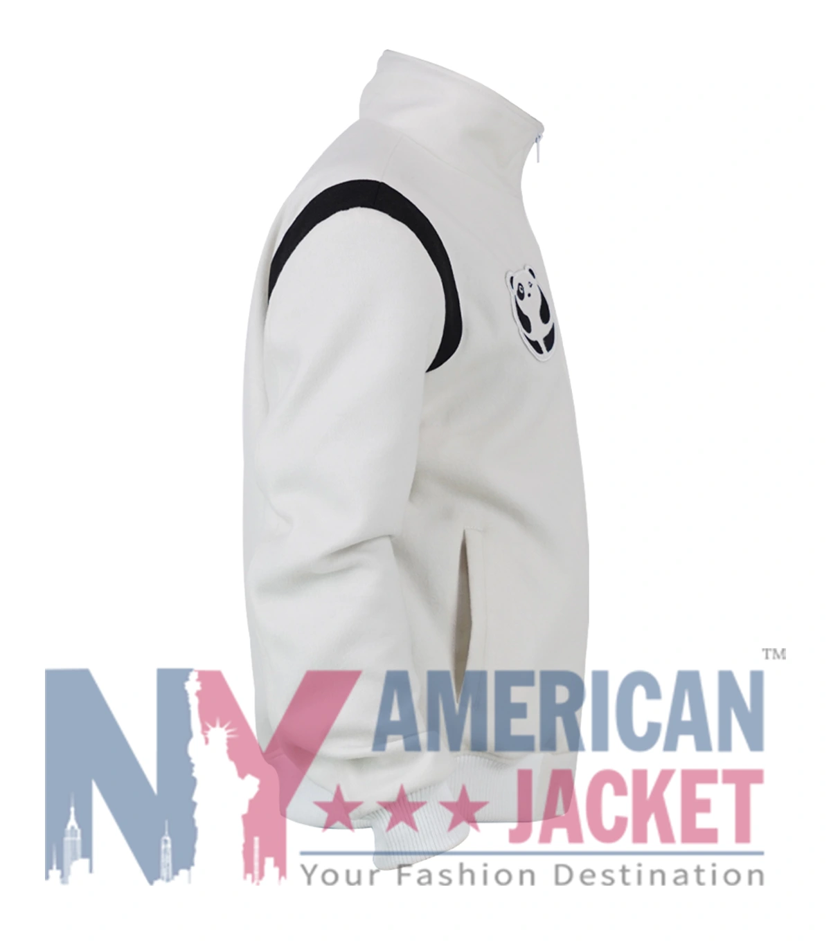 Jackie Chan Karate Kid 2025 White Bomber Jacket