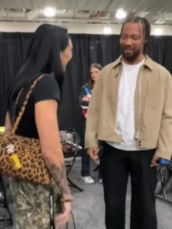 Jalen Brunson Fanatics Fest NYC 2026 Beige Jacket