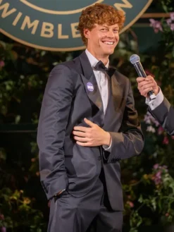 Jannik Sinner Champions Dinner Wimbledon Black Suit