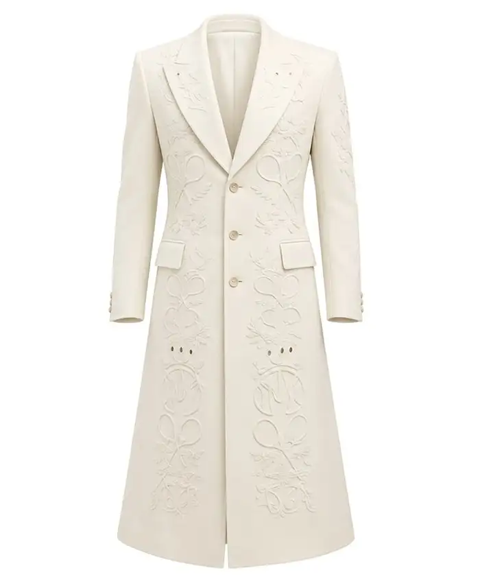 Jannik Sinner Wimbledon 2026 Coat Front