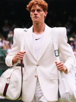Jannik Sinner Wimbledon 2026 White Blazer