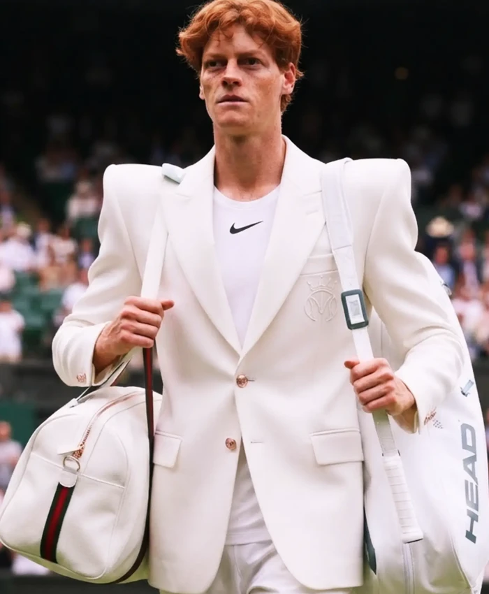 Jannik Sinner Wimbledon 2026 White Blazer