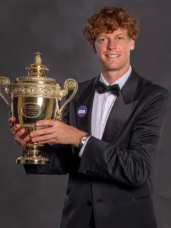 Jannik Sinner Wimbledon Champions Dinner Black Suit