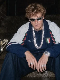Jannik Sinner Wimbledon Italia Track Jacket