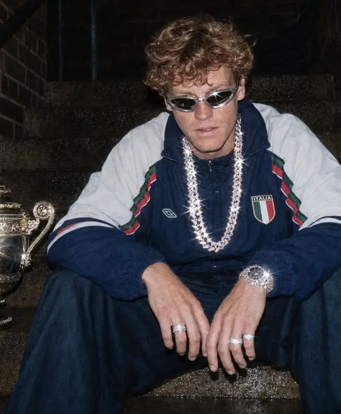Jannik Sinner Wimbledon Italia Track Jacket
