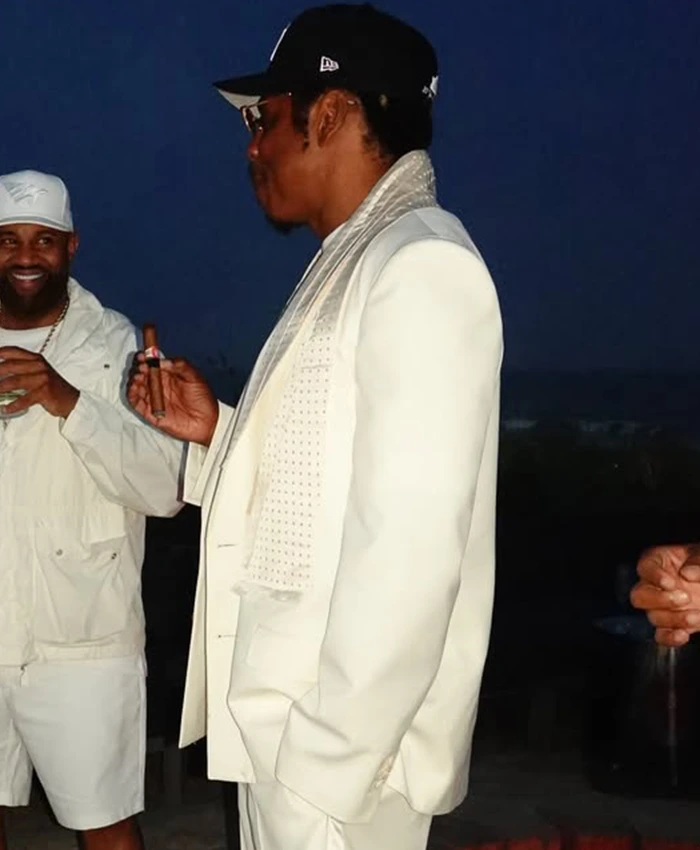 Jay-Z Michael Rubin 2026 White Party White Blazer