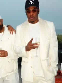 Jay-Z Michael Rubin White Party 2026 White Blazer