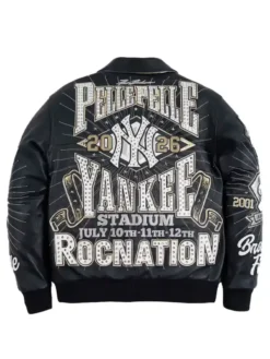 Jay-Z Pelle Pelle New York Yankees Leather Jacket