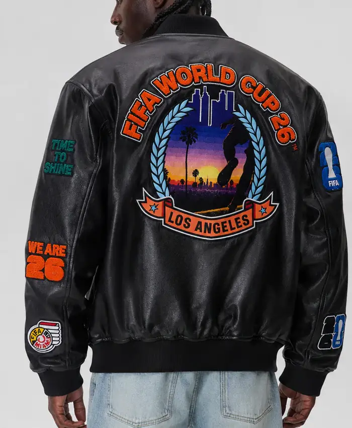 Griffin ジャケット 超激レア イタリア製 アーカイブ Jeff Hamilton FIFA World Cup 2026 Los Angeles Leather Jacket
