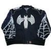 Jeff Hamilton Marvel Spider-Man Vintage Black Varsity Jacket