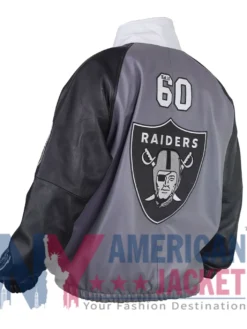 Jeff Hamilton Raiders Leather Vegan Jacket