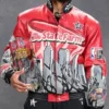 Jeff Hamilton State Farm WNBA 3-Point Contest Champion Red Leather Jacket front