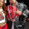 Jeff Hamilton State Farm WNBA 3-Point Contest Champion Red Leather Jacket side view