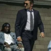 Jeremy Renner Mayor of Kingstown S02 Suit Front View