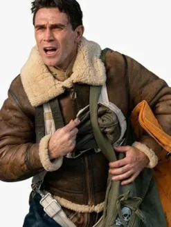 Jimmy 2026 KJ Apa B3 Bomber Leather Jacket