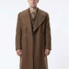 Jimmy 2026 KJ Apa Brown Military Coat