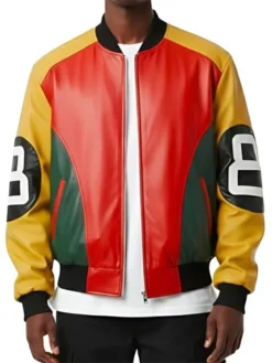 Joey Bada$$ Power Book III S05 8 Ball Leather Jacket