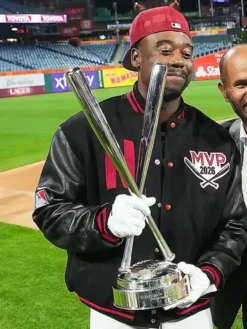 Jordan Walker MVP 2026 Black Varsity Jacket Right