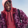 Juice-Wrld-Pink-Camo-Puffer-Jacket