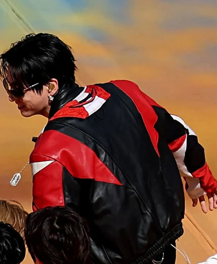 Jungkook FIFA World Cup Final Halftime Show Jacket Side View