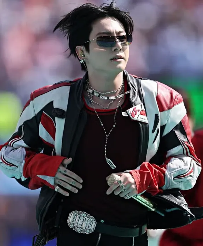 Jungkook FIFA World Cup Final Halftime Show Jacket Front View