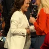 Kamala Harris LA Sparks vs Chicago Sky White Blazer