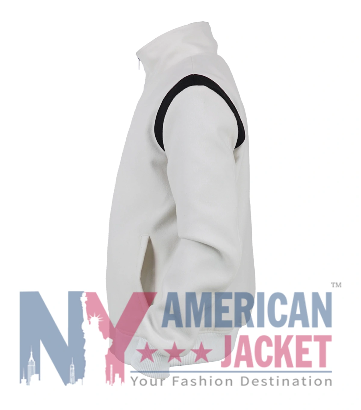 Karate Kid 2025 Jackie Chan White Bomber Jacket