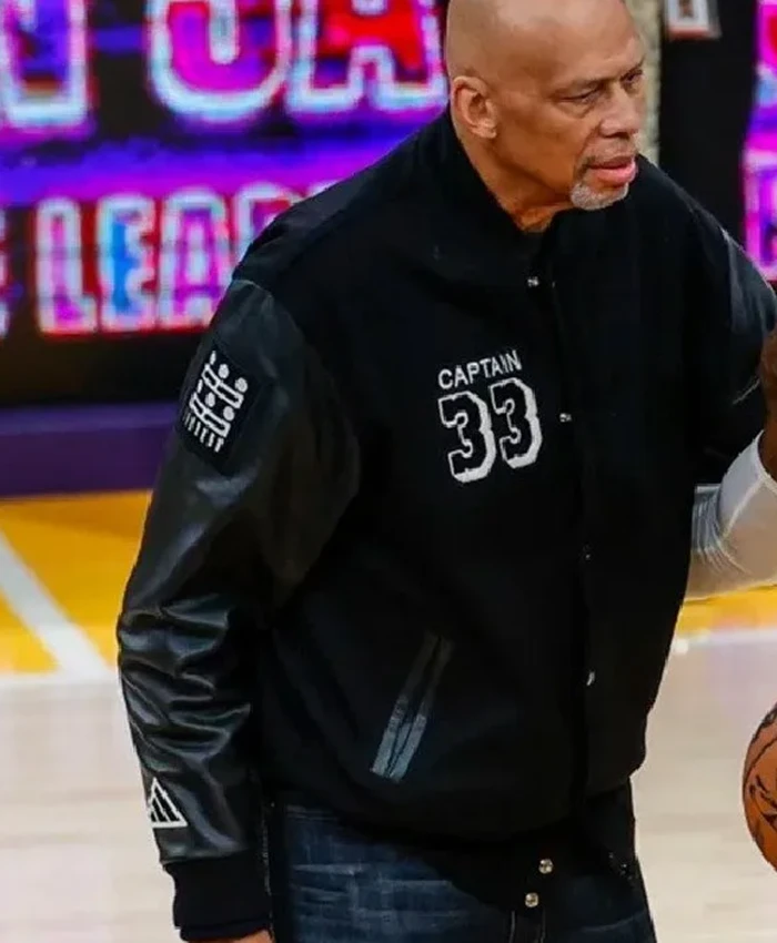 Kareem Abdul-Jabbar NBA Captain Letterman Jacket