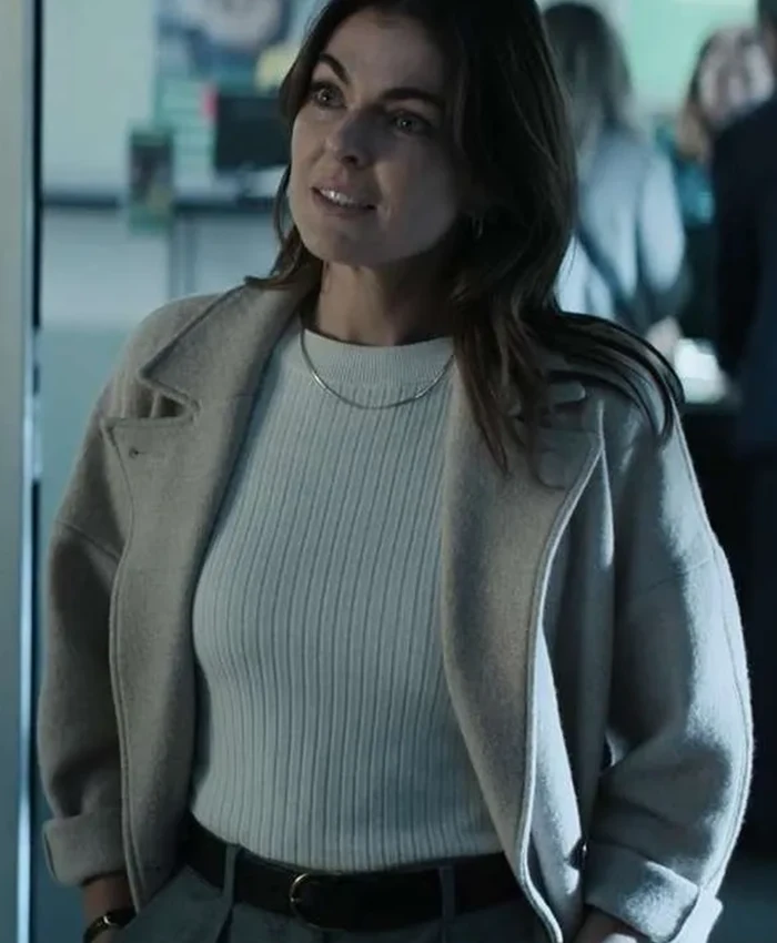 Karla Dixon Reacher S02 Trench Coat Front View
